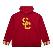 USC Trojans SC Interlock Cardinal Mens Chainstitch Fleece Pullover Hoodie